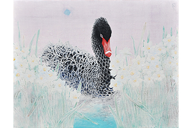 荒木愛日本画展　昨日と明日が滲む色