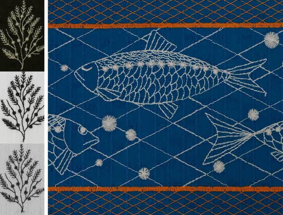 「大漁」の柄
