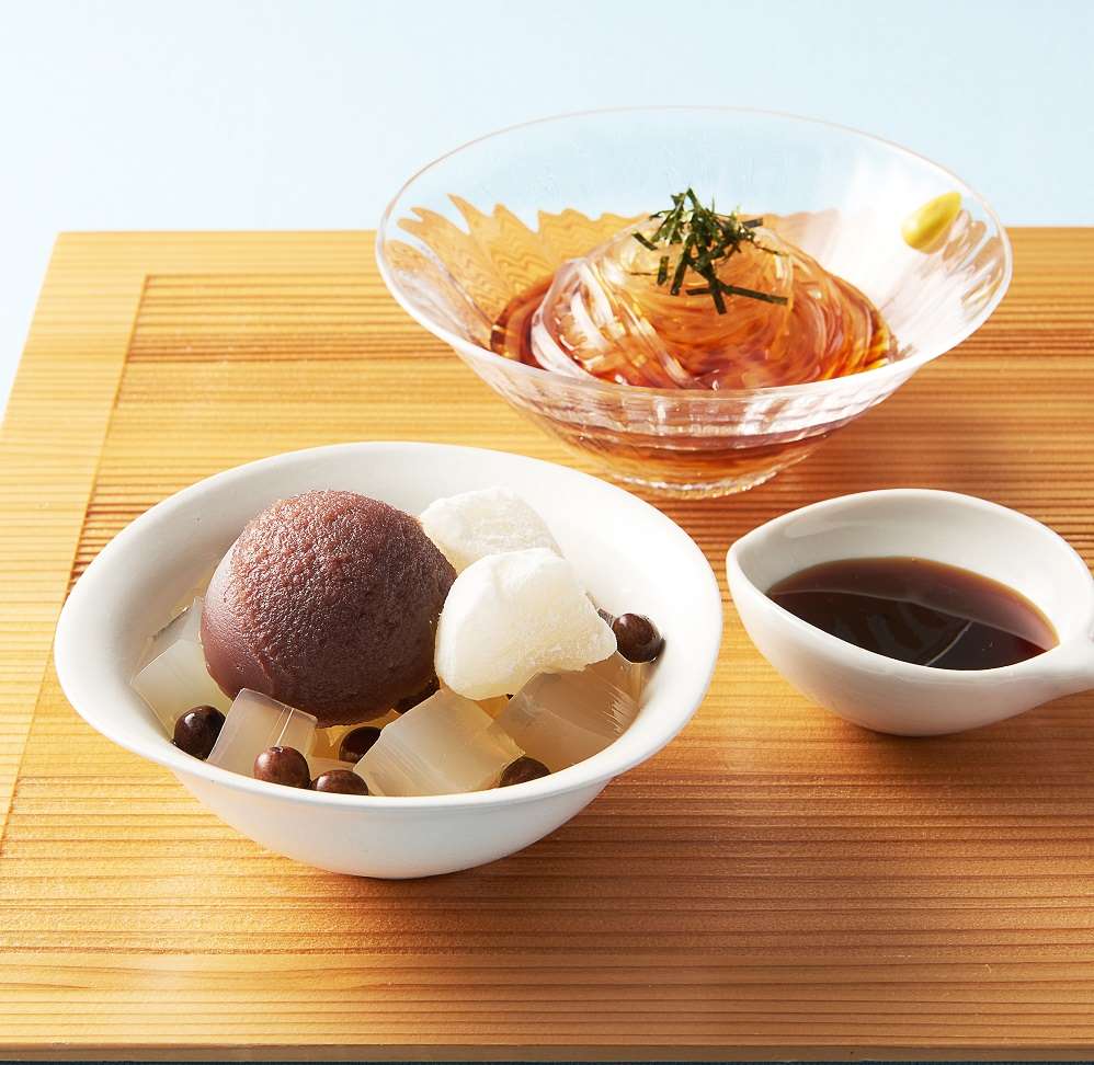 ＜寒天工房　讃岐屋＞徳用あんみつ、ところてん詰め合わせのイメージ