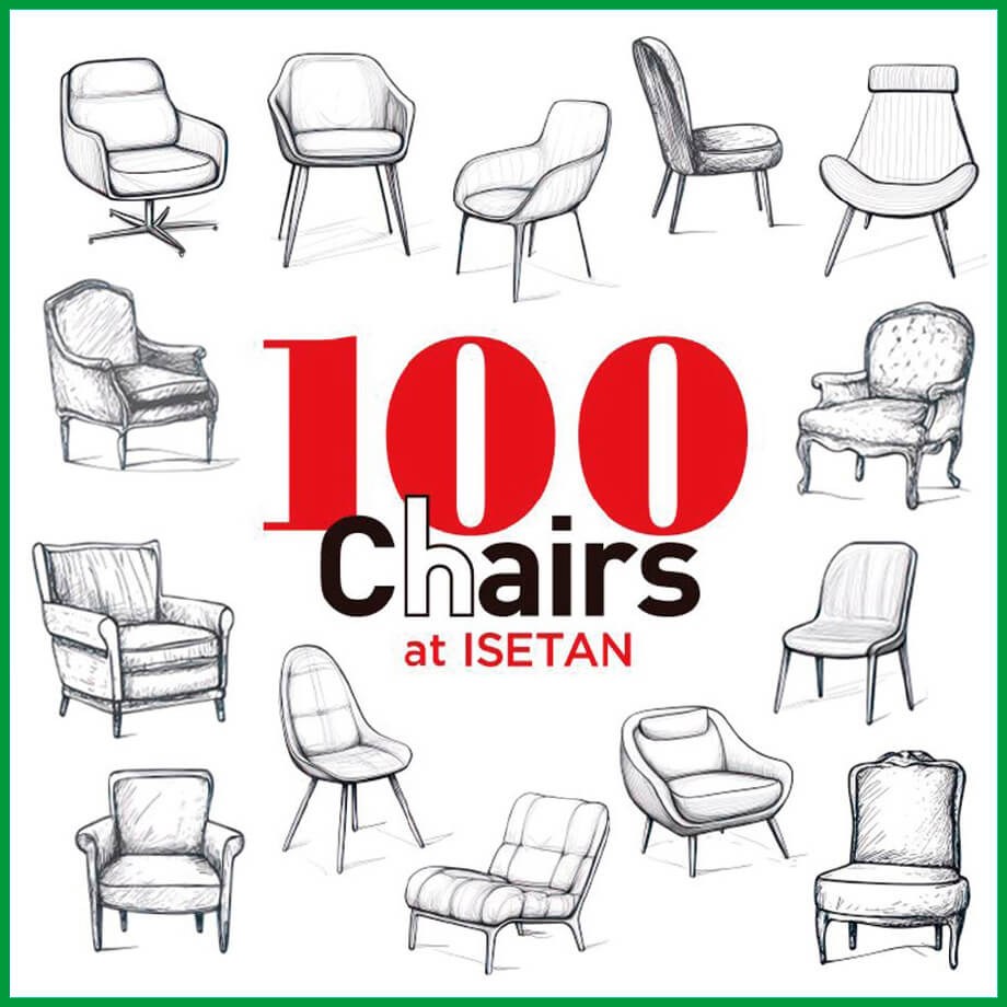100 Chairs at ISETAN