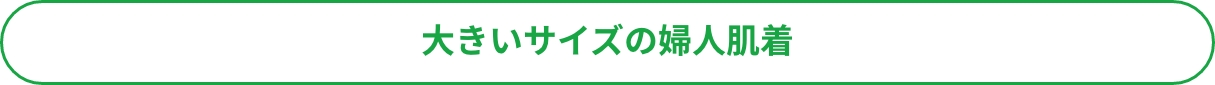 大きいサイズの婦人肌着