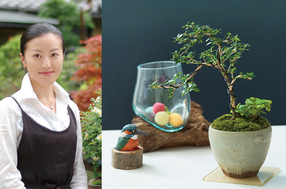 手のひらで自然とつながる体験を「山田香織の彩花盆栽」