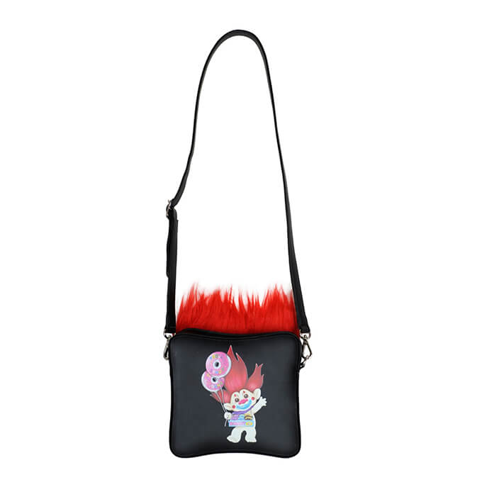 TROLLS FURRED レザーバッグ