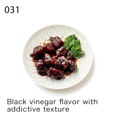 Black vinegar flavor with addictive texture