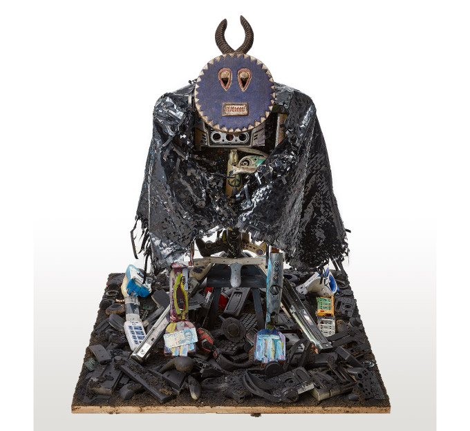 「E-waste God on the slum」