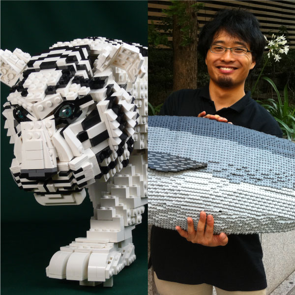 レゴ®認定プロビルダー 三井淳平氏の「ホワイトタイガー」ご購入～ミニワークショップ「干支のうさぎ」付～