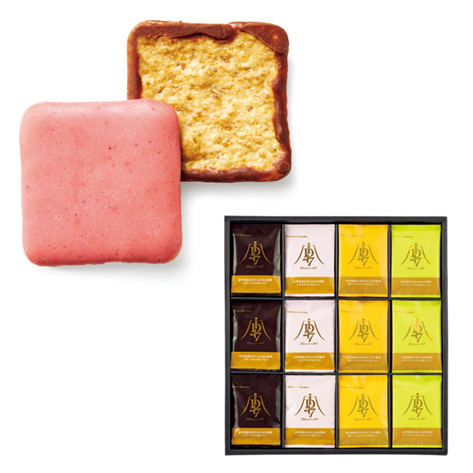 〈ＩＤ４７〉×〈日本橋菓寮〉チョコかけせんべい
