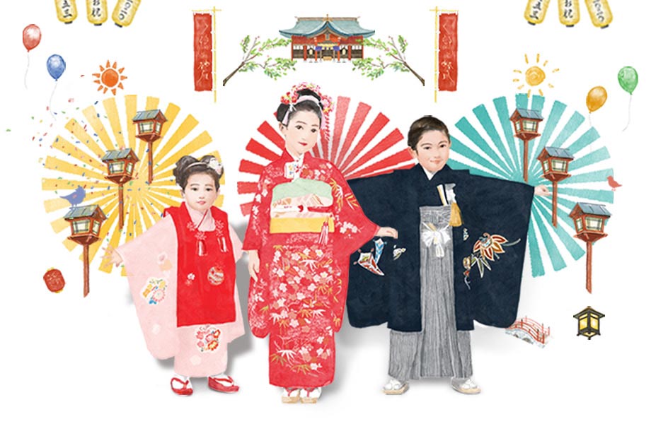 三越伊勢丹の「七五三」特集
