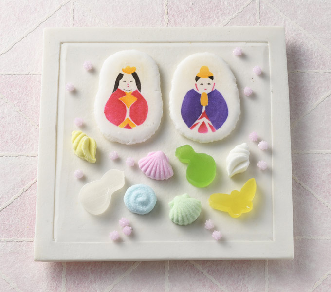 京都〈俵屋吉富〉創作干菓子 桃の節句
