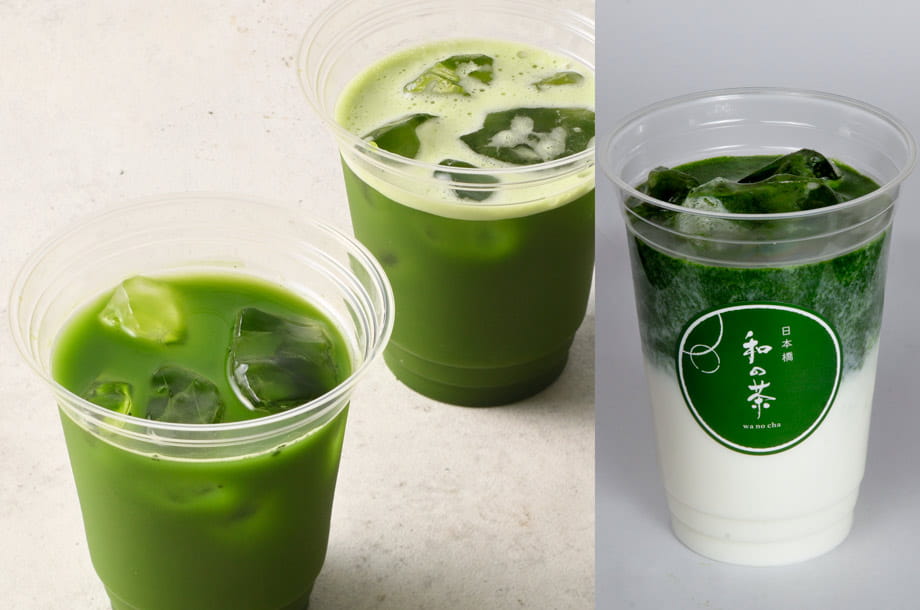 あんこと美味しい抹茶ドリンク