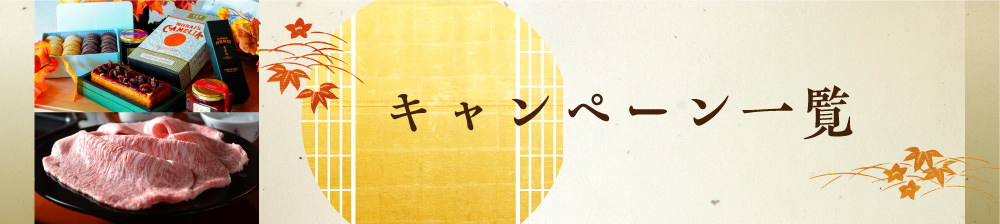 キャンペーン一覧