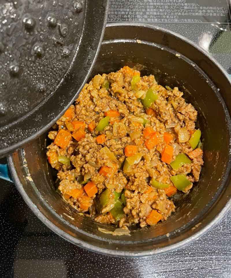 完全なる無水のドライカレー