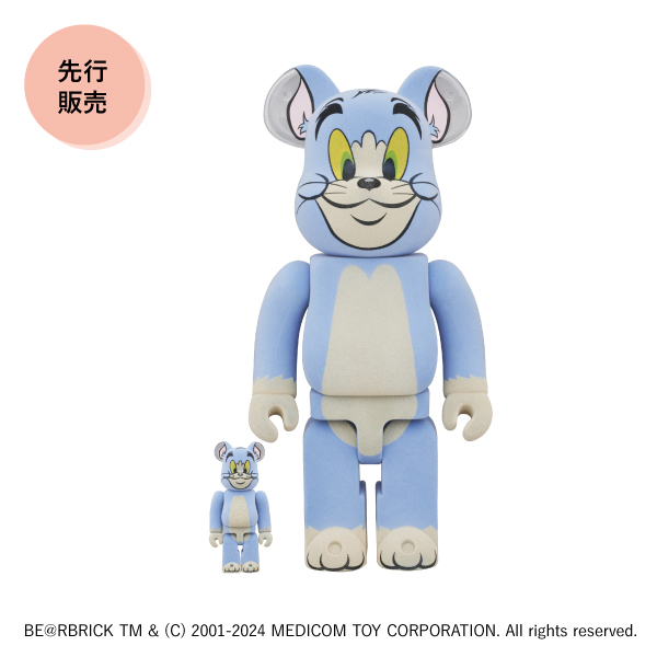 BE@RBRICK TOM (Classic Color) FLOCKY Ver. 100% & 400%