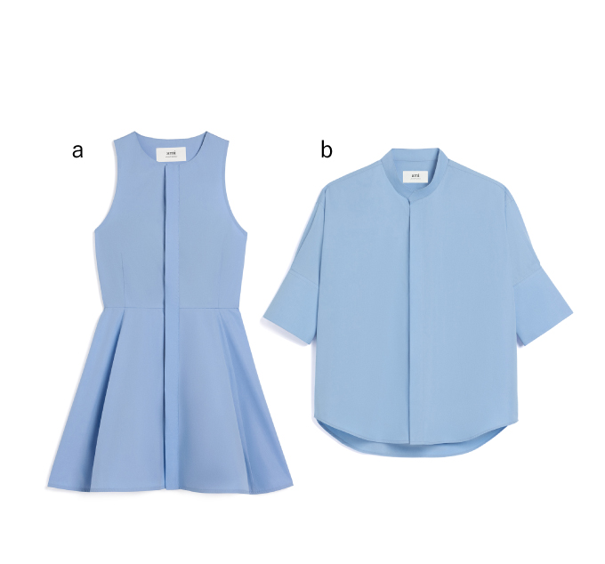 ＜AMI PARIS＞a.ドレス b.シャツ