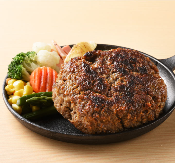 ＜精肉の二幸＞ハンバーグステーキ  