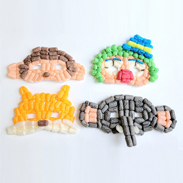 ＜アトリエ ニキティキ＞プレイマイスでお面を作ろう!!