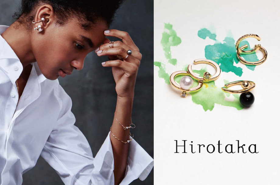 Hirotaka 手厚い Cygnus ピアス S サイズ