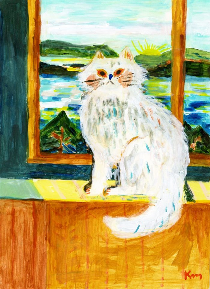 楓 真知子　個展　「ねこの窓」