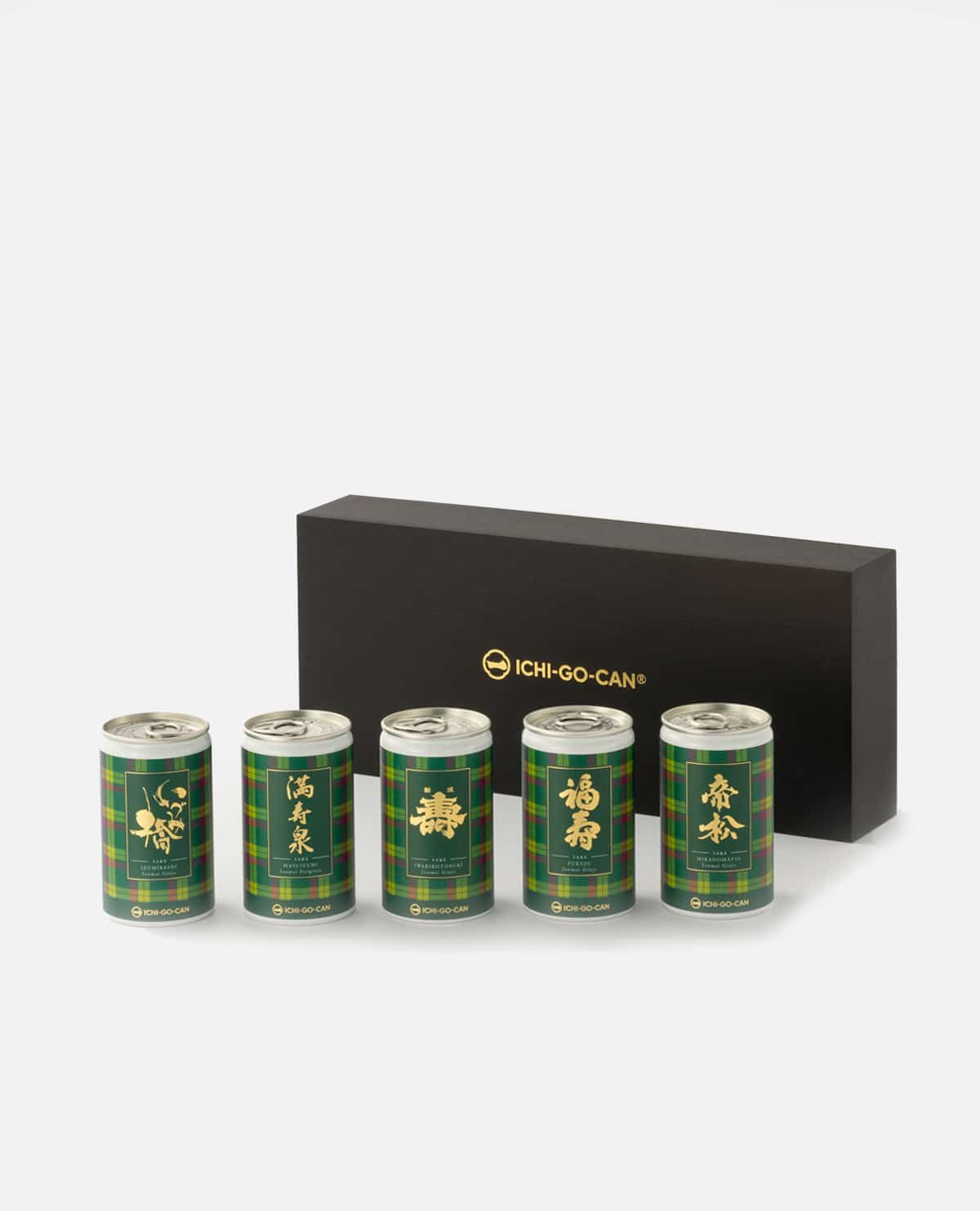 クールな価格でホットなピック タータン柄のデザインがかわいらしい！】 日本酒ICHI-GO-CAN 日本酒