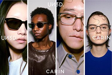 ＜UN3D.＞と韓国アイウエアブランド＜CARIN＞が、日本ブランドと初のタッグ。
  
  