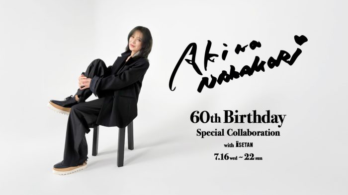AKINA NAKAMORI 60th Birthday Special Collaboration with ISETAN