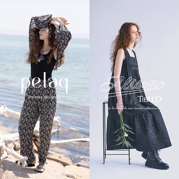 ＜pelaq／ペラク＞＜Alison Tiered／アリソンティアード＞期間限定ショップ
  
  
  